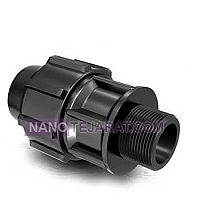 Polyethylene Compression Fitting Size 63x2 Polyethylene Compression Fitting Size 63x2